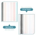 thumbnail image 6 of NIAIZEK 12Pcs Notebook Binding Spines Spiral Notebook Coils Spirals Comb Bindings for Home Office Notebook Making DIY Paper Notebook Binding(11.02X1.38X0.39in), 6 of 7