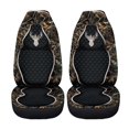 thumbnail image 5 of XYZCANDO 2 Piece Car Seat Covers for SUV Front Seats Front Seat Cover Easy to Install Comfortable, Auto Sedan Van Car Front Seat Covers, Deer Camo, 5 of 10