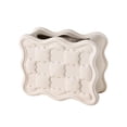 thumbnail image 1 of Jarrón de cerámica para decoración de flores secas, artesanías, jarrones de porcelana para mesa. Beige, 1 of 9