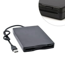 GOOHOCHY External Disc Drive For Pc External Floppy Disk Drive Black 1Pcs for Data Storage