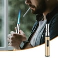 thumbnail image 1 of Fridja Summer Savings Windproof Torch Blue Flame Lighter Inflatable Gas Windproof Lighter Lighter Outdoor Barbecue Kitchen Accessories, 1 of 6