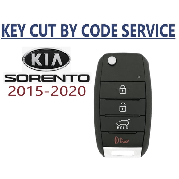 CUT BY CODE SERVICE NEW KIA SORENTO 2015 - 2020 Remote Flip Key OSLOKA-910T VLS