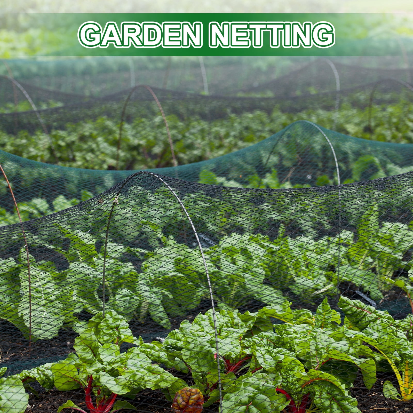 1Set Bird Netting for Chicken Coop 25 x 99 Feet Garden Netting with 0.8" Square Mesh Nylon Chicken Wire Mesh Garden Fence