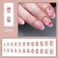 thumbnail image 2 of RKSTN Nail Patch Fresh Red Flower Nail Art Set 24PSC, 2 of 4