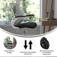 thumbnail image 6 of Flash Furniture Kelista Mesh Mid Back Office Chair with Flip-Up Arms, 250 lb, Black/White, 6 of 9