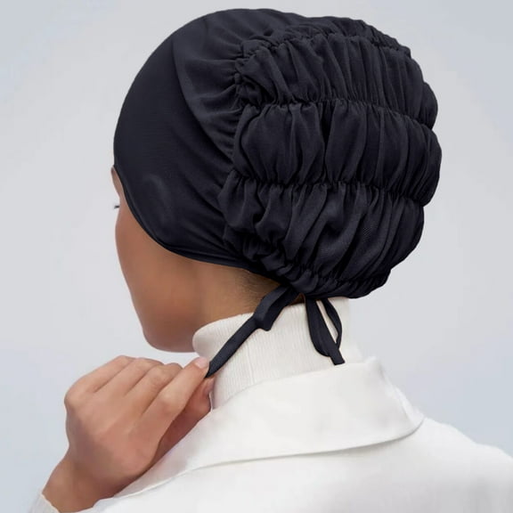 Kelon Floral Turban Cap for Women, Soft Slouchy Head Cover, Casual Breathable Daily Headwear, One Size Heardband