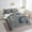 Grey Navy, variant on 7 Pieces Football Twin Size Comforter Set Sport Bedding Comforter Sets, Black Reversible Bedding Set Black and White Bed in a Bag, Ball Gaming Bedding Sets, Breathable