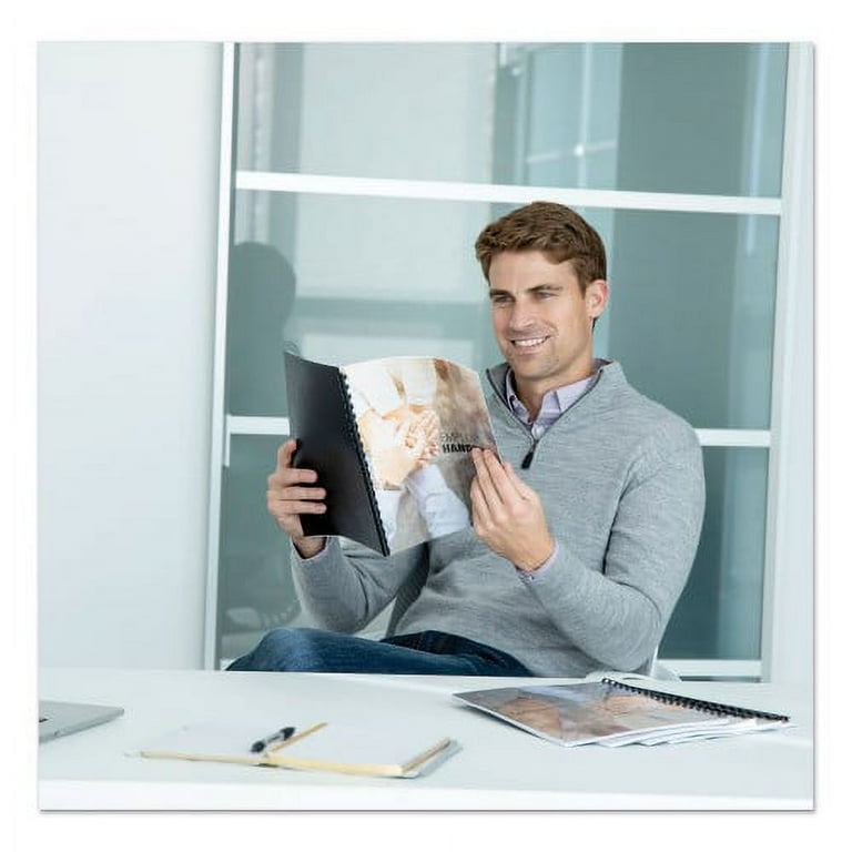 Crystals Transparent Presentation Covers for Binding Systems, Clear, with Round Corners, 11.25 x 8.75, Unpunched, 100/Pack Crystals Transparent Presentation Covers for Binding Systems, Clear, with Round Corners, 11.25 x 8.75, Unpunched, 100/Pack