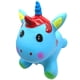 thumbnail image 1 of Brincolin Montable Inflable Musical Niños Unicornio Ecobaby Original Azul, 1 of 7