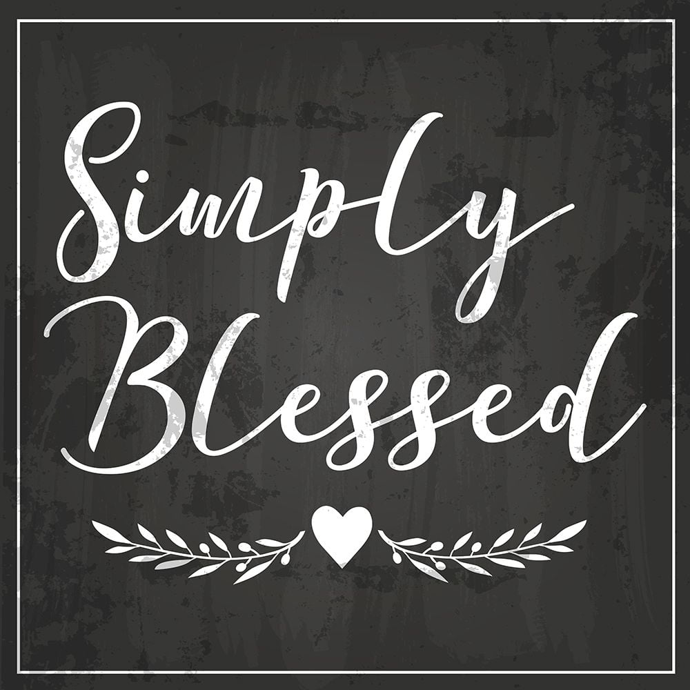 Simply Blessed Poster Print by ND Art - Walmart.com