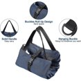 thumbnail image 3 of Bolsa enrollable para herramientas, lona de 16 A con 5 bolsillos con cremallera, multiusos., 3 of 5