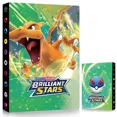 thumbnail image 1 of Trading Card Holder Card Album Binder, Protection Folder Book Collectible Card Album, 4-Pocket with 30-Pages 240-Trading Cards Capacity, Present for Children(CK3), 1 of 6