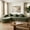 Olive, variant on Oak and Birch Armless Chair, Boneless Modular Sofa Module for Living Room Bedroom & Apartment, 33D Foam, Plush Velvet, Anti-Skid, No Assembly, Olive