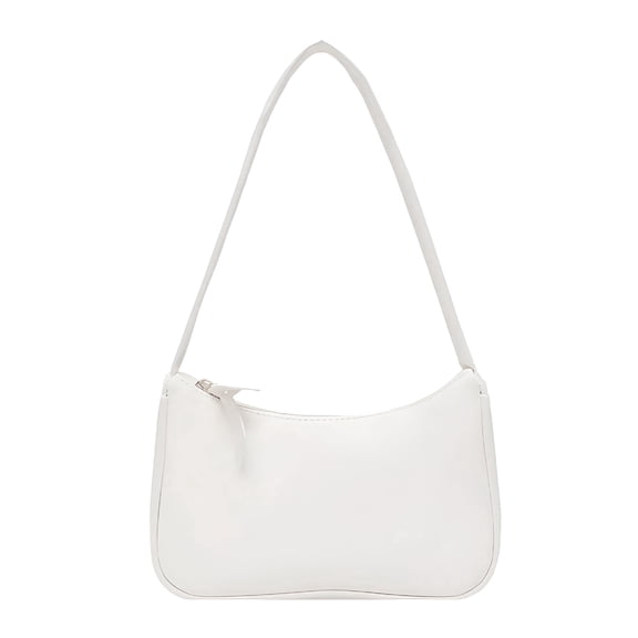 ELORIAH 2026 New White Purse Vintage Versatile Shoulder Bag for Women Elegant White Purses with Ample Storage,For Casual Outings,Parties,Work,Evening Events,Travel