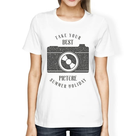 Best Summer Picture Womens White Funny Graphic Cool Summer