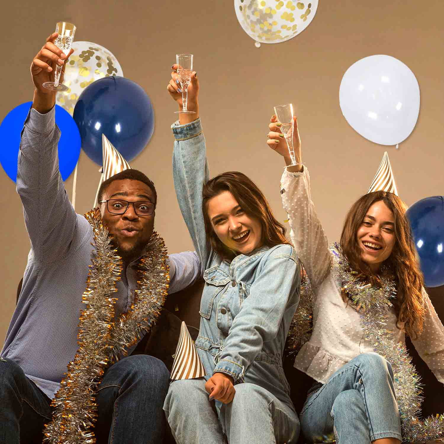 20th Year Class Reunion Party Decoration,Blue and Gold Balloon Arch,Blue and Gold 50th Anniversary Class Reunion Theme Backdrop Balloon Garland Kit