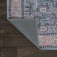 thumbnail image 6 of JONATHAN Y WASHABLE 4 x 6 Area Rug, Kemer All-Over Persian - Blue/Red/Brown, WSH104B-4, 6 of 9