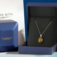 thumbnail image 5 of Gem Stone King 14K Yellow Gold Whiskey Quartz Pendant Necklace | 2.00 Cttw | Gemstone Birthstone | Oval 10X8MM | Gold Necklace for Women | With 18 inch Gold Chain, 5 of 6