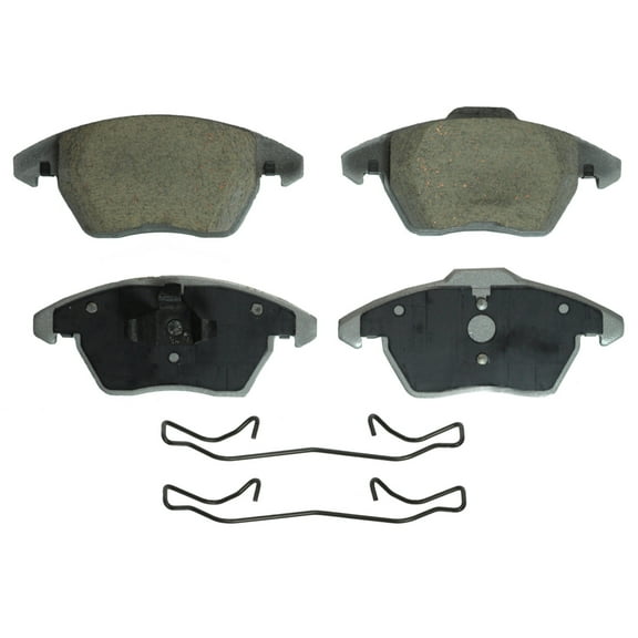Wagner ThermoQuiet QC1107B Ceramic Disc Brake Pad Set Fits select: 2010-2018 VOLKSWAGEN JETTA, 2012-2019 VOLKSWAGEN BEETLE