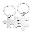 thumbnail image 2 of destyer Parents Lovers Keyring Keys Holder Couples Stainless Steel Keychain Holiday Anniversary Gift, Box package, 2 of 9