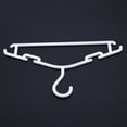 thumbnail image 4 of WHITE - Pack of 20 Pieces Hanger Non-Slip Hangers for Children's Clothes PP Hangers for Baby Or Child 27 x 15 cm, 4 of 7