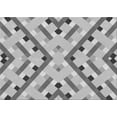 thumbnail image 1 of Ahgly Company Machine Washable Indoor Rectangle Transitional Platinum Silver Gray Area Rugs, 6' x 9', 1 of 7