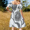 thumbnail image 3 of Bohemian Pattern Summer Dresses for Women Beach Boho, 3 of 6
