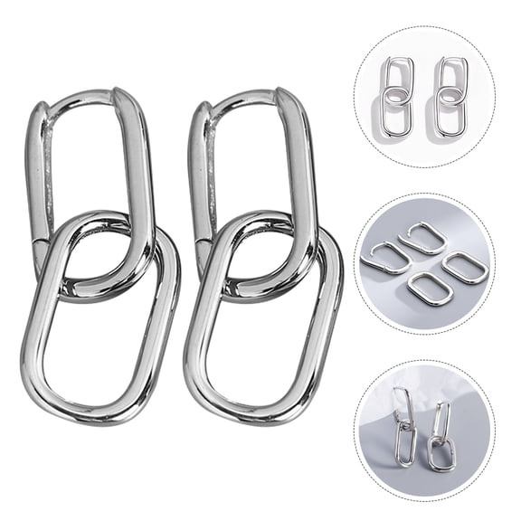 FRCOLOR Statement Earrings for Women Fashion Small Hoop