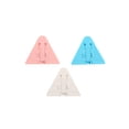 thumbnail image 1 of 3 piezas de diferentes colores: candado para puerta de gabinete corredizo, cerradura de seguridad (azul, blanco, rosa) Rojo Verde, 1 of 5