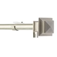 thumbnail image 3 of Deco Window 2 Pack Curtain Rod with Finial & Bracket Set - 28" to 48" (5/8" Diameter, Nickel), 3 of 7