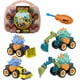 thumbnail image 1 of DIY Unpack Dinosaur Construction Truck Car Toy, STEM Montessori Dinosaur Construction Excavator Vehicle Playset, el mejor juguete de regalo para niños 3 4 5 6 7 8th Birthday WD.WDQZL Hogar, 1 of 5