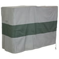 thumbnail image 1 of Sunnydaze Outdoor Weather-Resistant Heavy-Duty Polyester with PVC Backing Firewood Log Rack Cover - 4' 2" - Gray and Green, 1 of 7