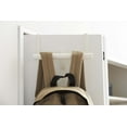 thumbnail image 6 of Yamazaki Home Over-the-Door Backpack Hanger, White, Steel, Supports 22 pounds, 6 of 7