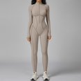 thumbnail image 2 of Workout Jumpsuits for Women Yoga One Piece Seamless Workout Sets Bodycon Summer Jumpsuits for Women Pilates Jumpsuits for Women One Piece Workout Jumpsuit Casual Jumpsuits for Women, 2 of 5