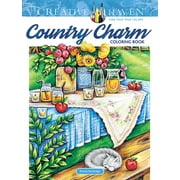 Dover Publications Country Charm Adult Coloring Book