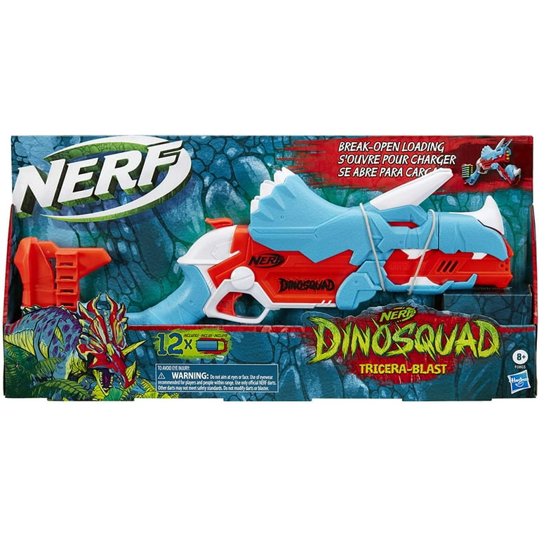 NERF DinoSquad Tricera-blast Dinosaur Shooter, Triceratops Bullet