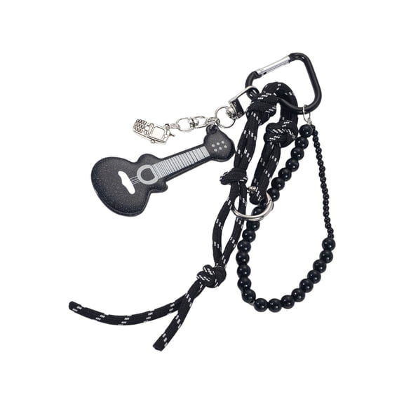 Compact Metal Guitar Keychain Accessory Bag Pendant Perfect For Music Lover Backpacks Purses And Giving
