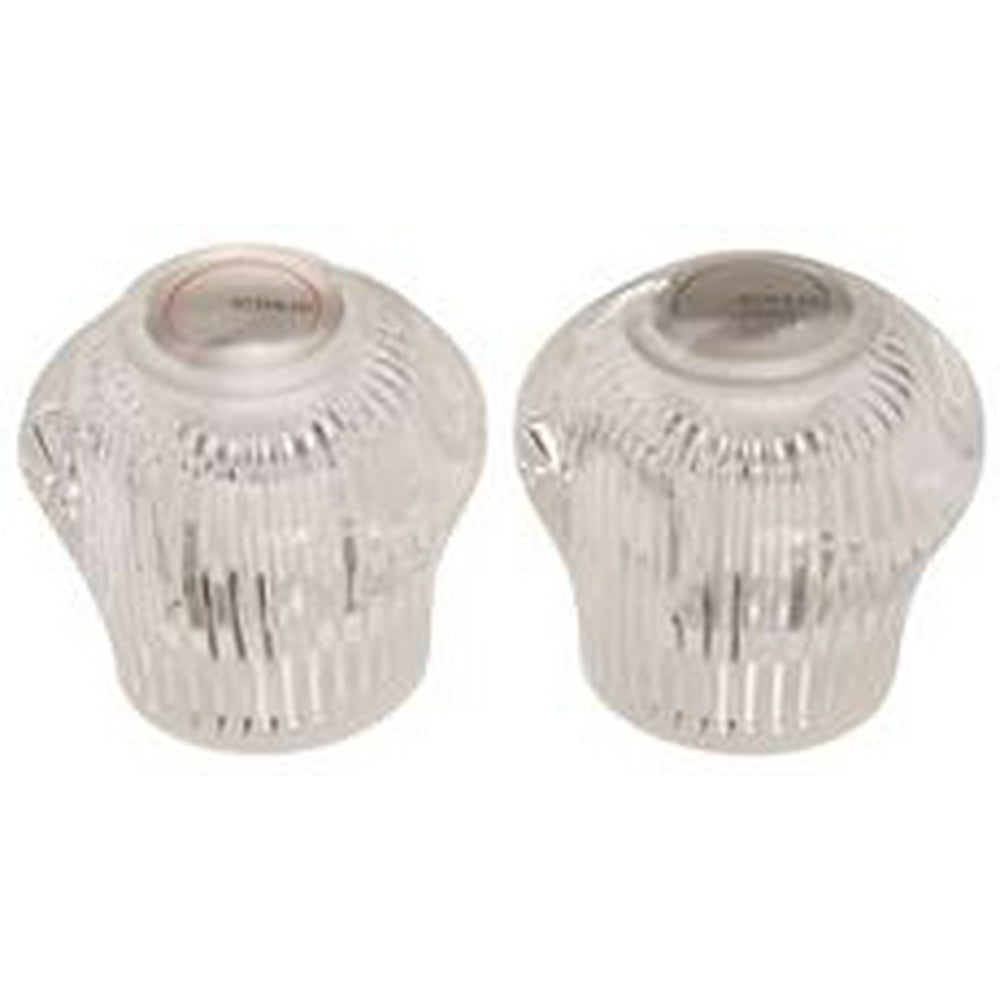 Kohler Flair Faucet Handles, Small, Acrylic 180074