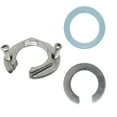 thumbnail image 1 of EcoNesxp design Unique Rétro Luxe 1 Ensemble Blanc 304 Acier Inoxydable Écrou Verrouillable Anti-Dérapant Adapté pour Robinet Attache d'Évier Accessoires d'Installation Trou Unique Pièces de Fixation si, 1 of 4