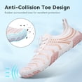 thumbnail image 6 of Stepedia Women's Wide Toe Box Barefoot Water Shoes Quick Dry Athletic Water Sports Shoes Beach Shoes, White, 6 of 7