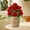 Red, variant on EUDIDV Valentine's Decor Silk Plastic Fake Flowers Simulation Flower Art Rustics Flowers Flower Ornament Arrangement Valentine's Day Decoration Roses Artificial Flower Bouquet Romantic Presents