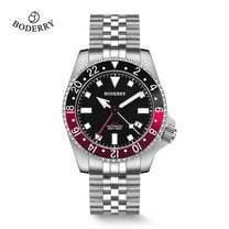 Boderry ADMIRAL GMT Watch Titanium Diver Watches 200M Waterproof Wristwatch Automatic Mechanical New Luxury Watches For Men