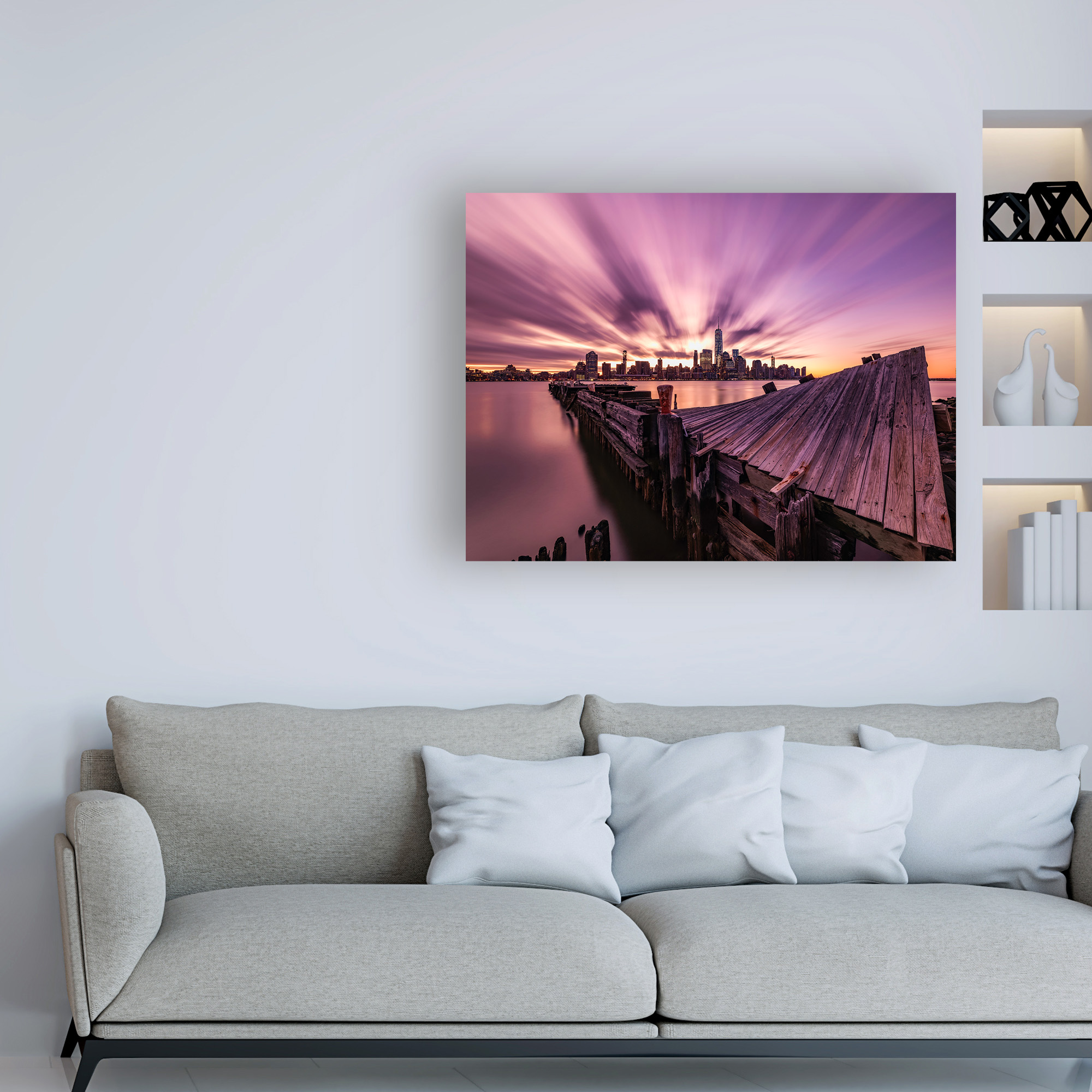 Trademark Fine Art 'Morning Explosion' Canvas Art by Bruce Gett