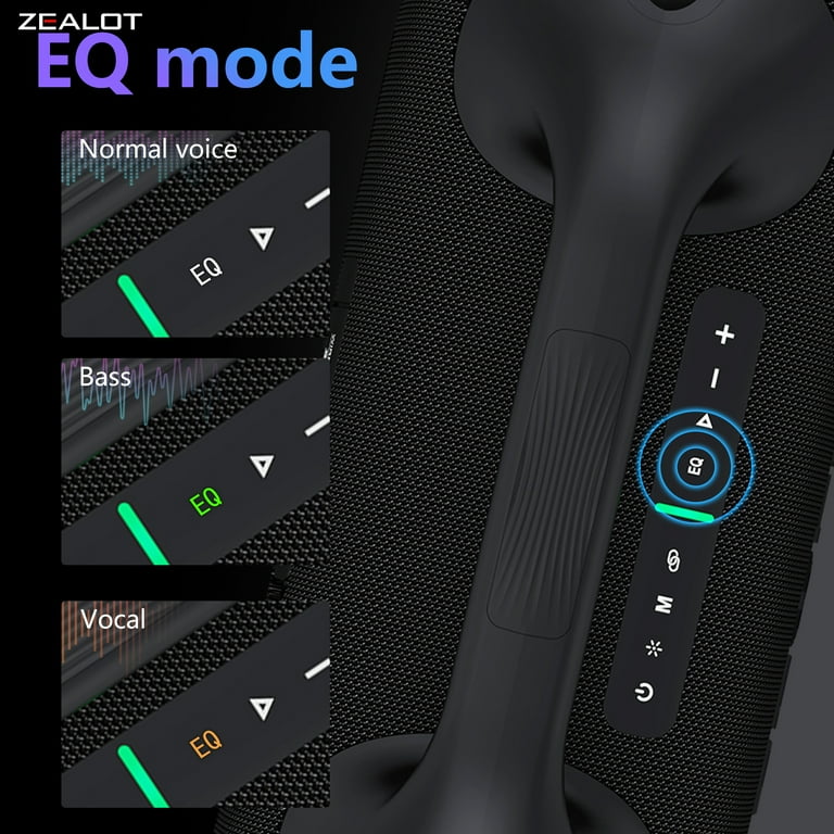 ZEALOT S79 100W portable wireless speaker, with handle, HiFi sound