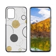 thumbnail image 1 of Compatible with LG Q52 Phone Case, Circles-34 Case Men Women, Flexible Silicone Shockproof Case for LG Q52, 1 of 1