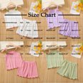 thumbnail image 3 of snilers Girls 2 Piece Outfits Summer Cute Sleeveless Cami Tank Tops and Shorts Vacation Beach Summer Clothing Sets Trendy Activewear Size 1-5 Years, 3 of 3