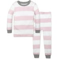thumbnail image 2 of Burt's Bees Baby Organic Cotton Baby, Toddler & Girl Pajama Tee and Pant Set, Sizes 12 Months-7 Years, 2 of 6