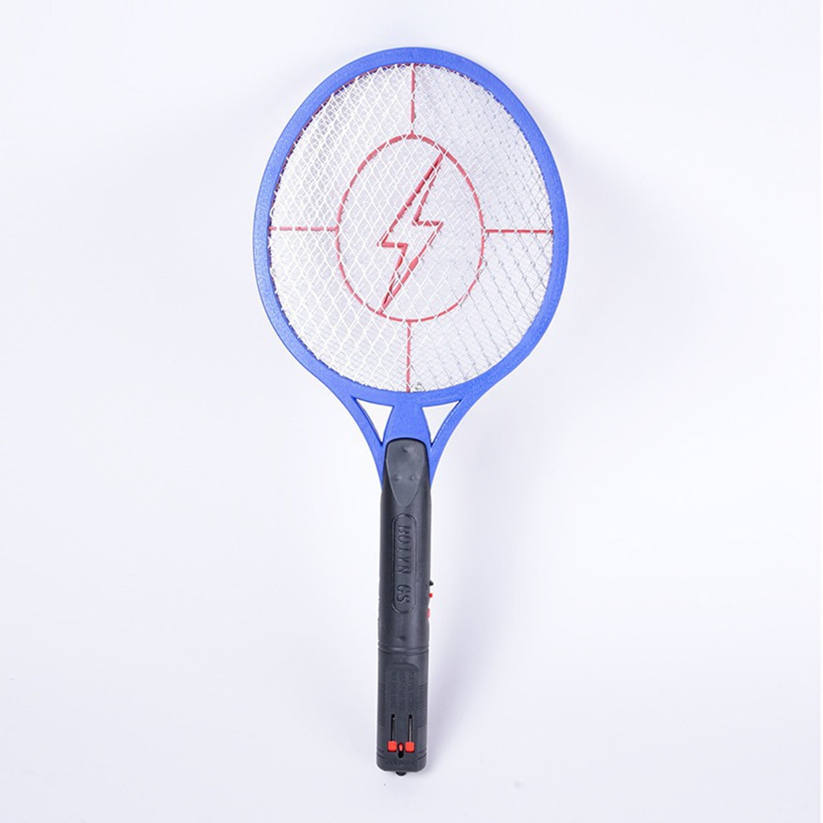Electric Fly Swatter, Battery Powered Bug Zapper Racket for Mosquitoes Flies, Handheld Insect Killer Bat with 3-Layer Safety Mesh, Safe to Touch for Indoor Outdoor Pest Control