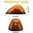thumbnail image 2 of JIAHAOO 12V Yellow Amber Cab Roof Lights for Ford Super Duty Pickup Trucks 1999-2016 5PCS LED Lamps ABS UV Treated, 2 of 10