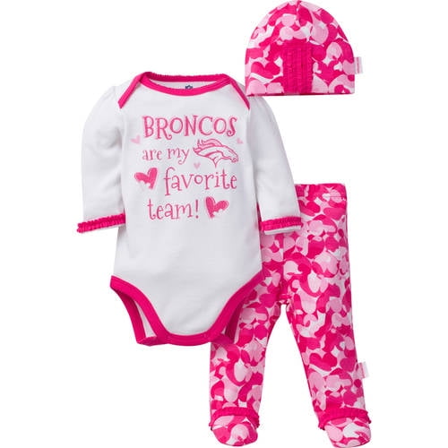 denver broncos baby girl clothes